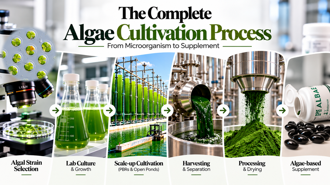 Complete Algae Cultivation Process: From Microorganism to Supplement